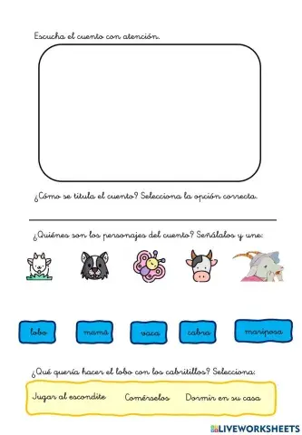 Los siete cabritillos.