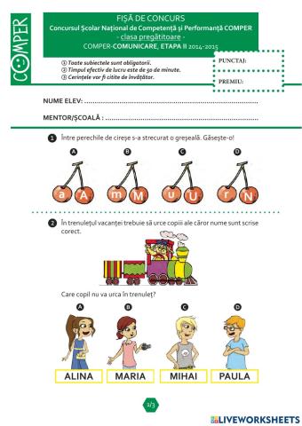 ComperComunicare-etapa a 2-a-2015