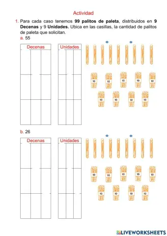 Decenas y unidades