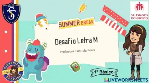 Letra M sonido inicial