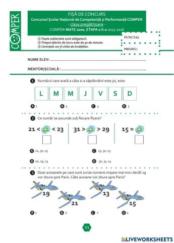Concurs Comper Mate-etapa a 2-a, 2016