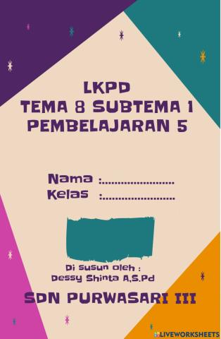 Tema 8 subtema 1 pembelajaran 5