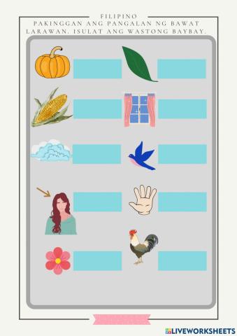 Pagsulat ng Wastong Baybay