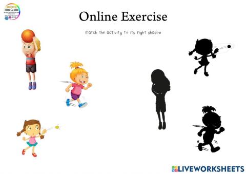 Online exercise activities