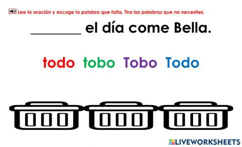 Bella la ballena: test 4