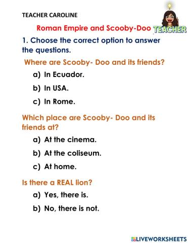 Scooby doo roman empire