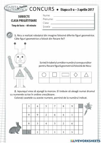Concurs GMJ etapa a 2-a 2017