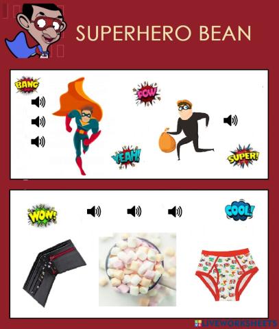 Mr Bean - Superhero Bean