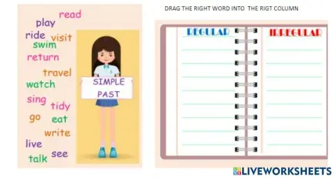 Irregular - regular verbs