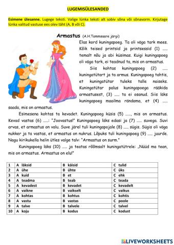 8kl-TAMMSAARE-3 (Lugemisülesanded)