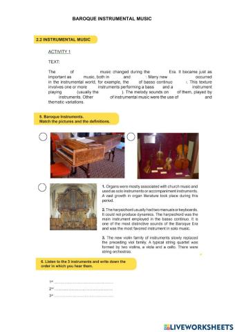 Baroque instrumental music