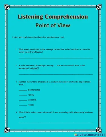 Listening Comprehension