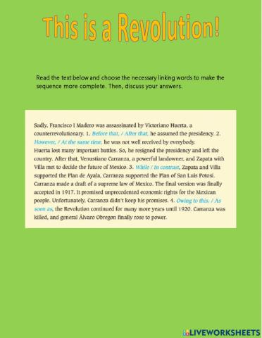 This is a Revolution!