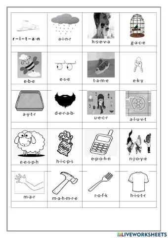 Unscramble the letters