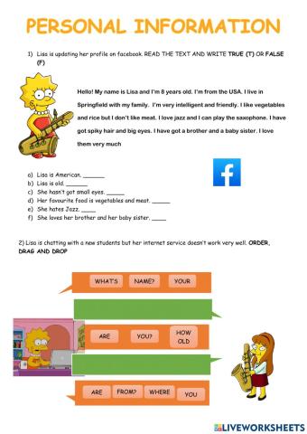 Personal infromation