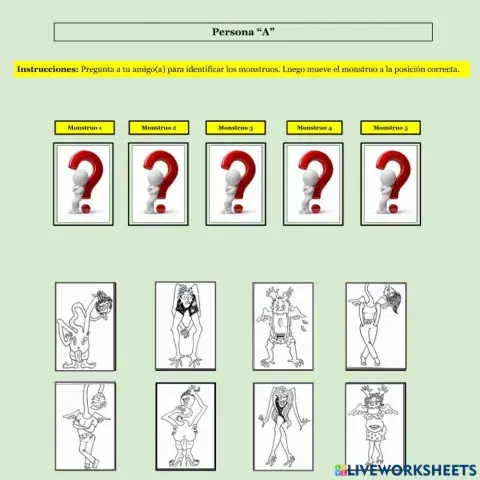Preguntar para identificar monstruos por sus descripciones físicas