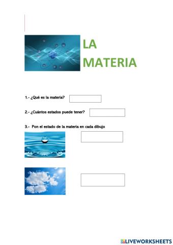 LA MATERIA