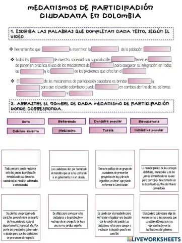 Mecanismos de participación ciudadana en colombia