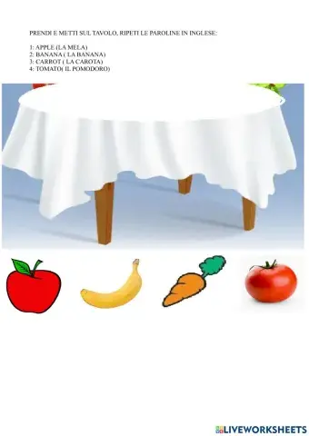 Fruit and vegetables