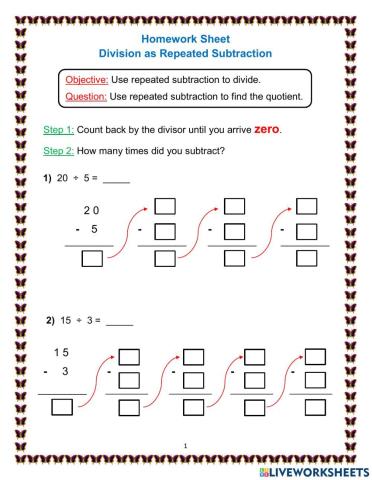 Division as Repeated Subtraction