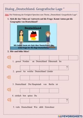 Deutschland. Geografische Lage