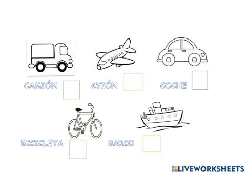 Medios de transportes