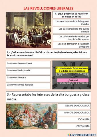 Revoluciones liberales del siglo xix