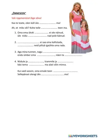 1.klassi laul ÕNNESEEN