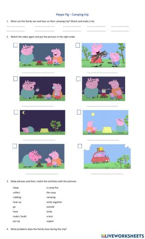 Peppa Pig - Camping trip