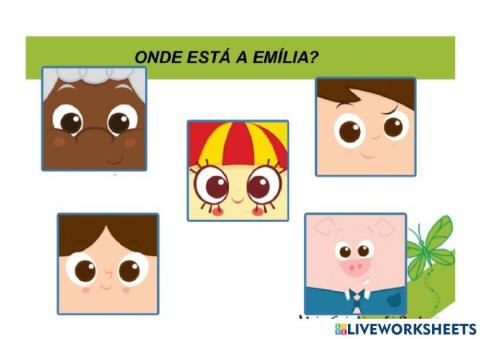Onde está a Emília?