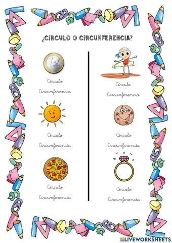 ¿Círculo o circunferencia?