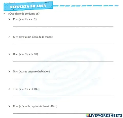 Clases de conjuntos