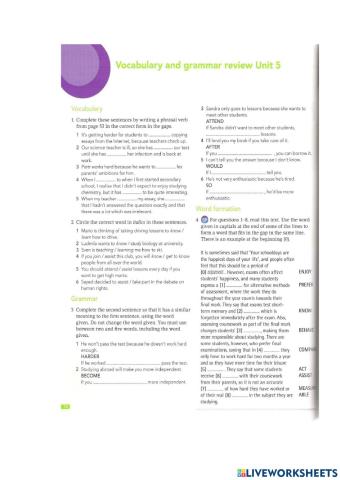 Revision unit 5 and 6