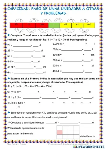 Unidades de capacidad
