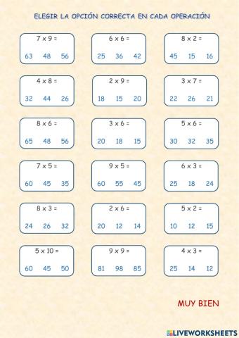 Elijo la opción correcta