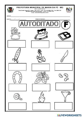 Atividade de língua portuguesa