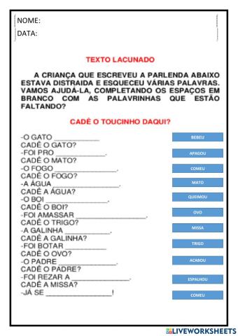 Cadê o toucinho parte 2