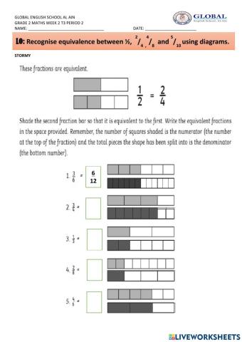 Equivalent fraction