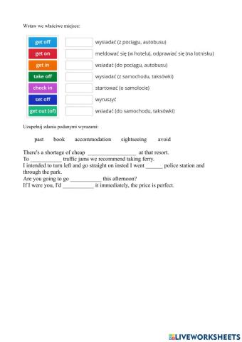 Podróżowanie i turystyka E8