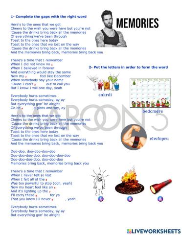 English through music