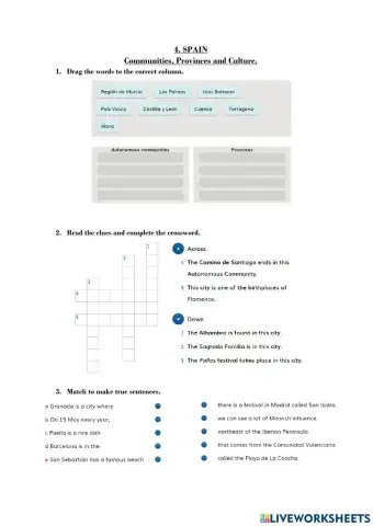 Spain. Communities and Provinces