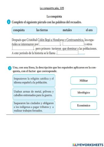 Sociales 3G-La conquista