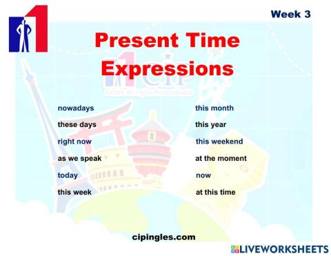 KIDS Vocabulary exam week 3