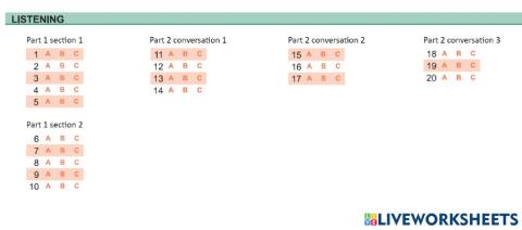 ESB C2 PT 2 - Listening 