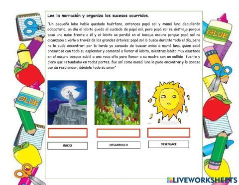 FICHA 1 SABERES DE LA NARRACION