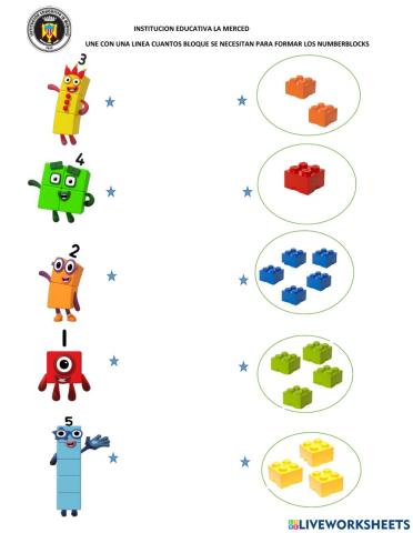 Numeros, conteo de 1  5