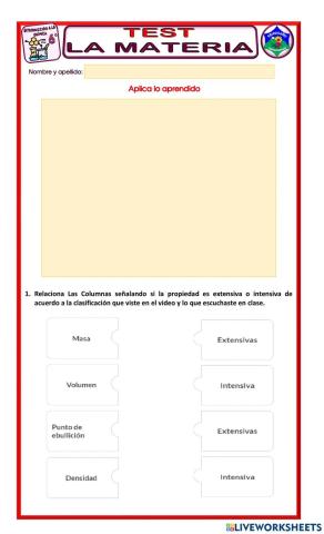 Propiedades de la Materia