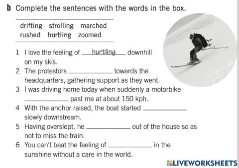 Verbs of movement 1