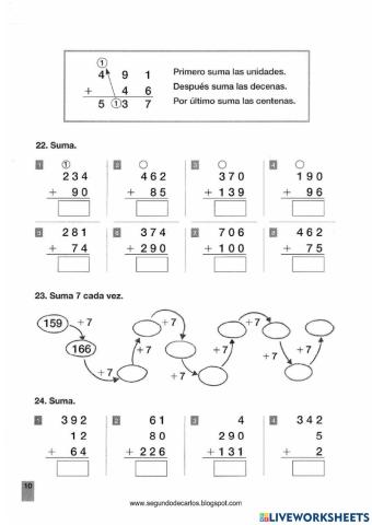 Lección matemáticas