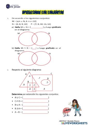 Operaciones con conjuntos